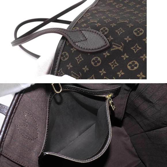 Louis Vuitton Monogram Ideal Neverfull MM Tote Bag Canvas Fuzan - Picture 7 of 8